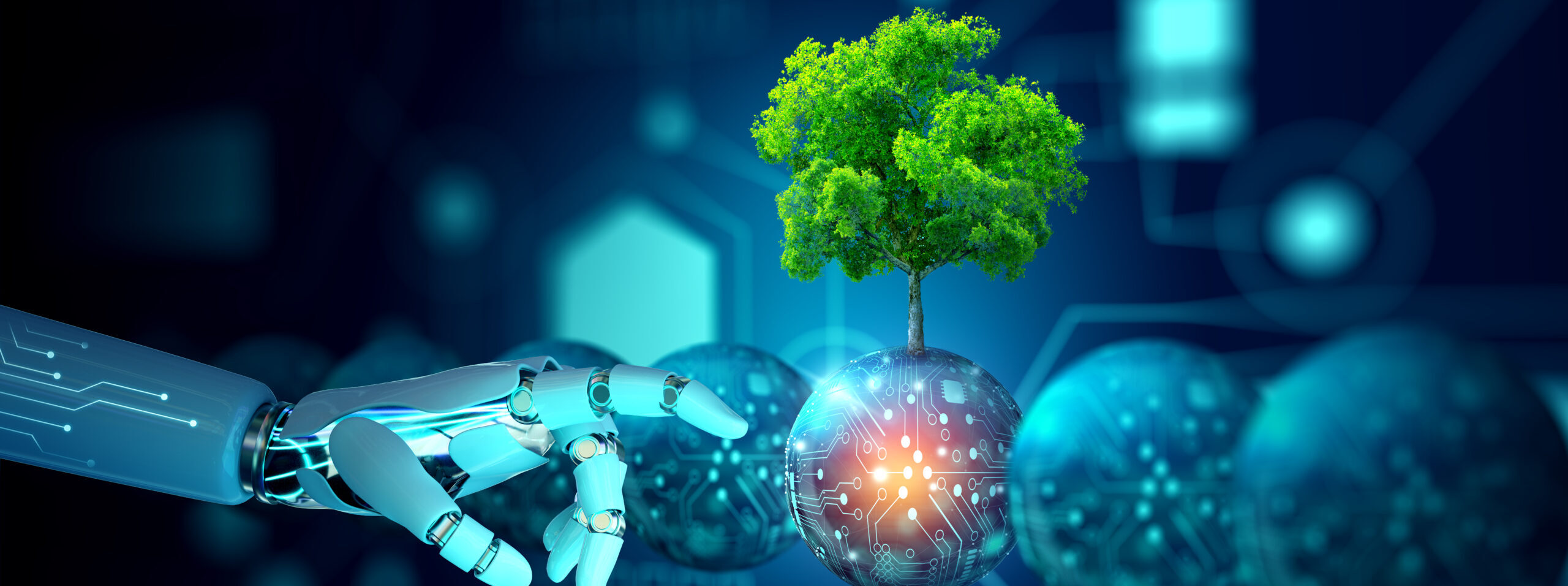 robot-hand-pointing-digital-ball-with-tree-against-nature-with-digital-convergence-technology-scaled-e1745290607278.jpg